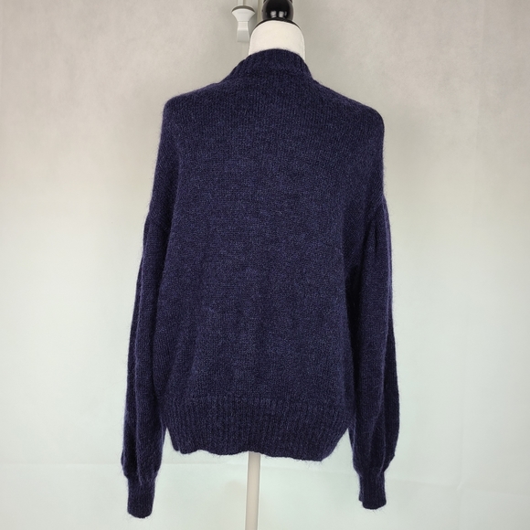 AG Adriano Goldschmied Cardigan in Navy - Picture 3 of 6